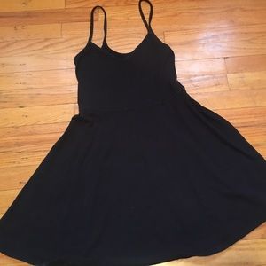 Black skater dress